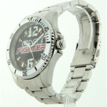 Cf332016sssl Cage Fighter Mens Casual Steel Watch