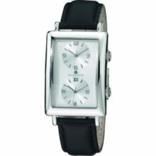 Charles-Hubert- Paris 3854-W Mens Watch with Second Hand - White Dial