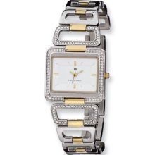 Charles Hubert Two-tone Stnlss Stl White Dial Quartz Watch Xwa4317