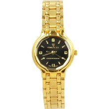 Charlie Jill 'Miss Royal' Women's Goldtone Steel Watch (WAT2456L-BKGD)