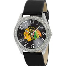 Chicago Blackhawks Ladies Glitz Watch