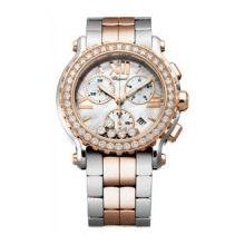 Chopard Happy Sport Chronograph Steel Gold Watch 288506-6002