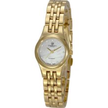 Christina Design London Gold Pvd Ladies 12 Diamond Bracelet Watch