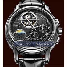 ChronoMaster Haute Horlogerie Tourbillon Moonphase (WG/Black Guilloche /Leather)