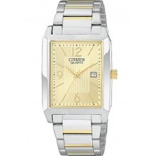 Citizen Bh1654-54p Men's Two Tone S. Steel Quartz Watch