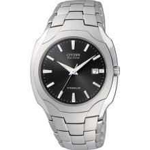 Citizen Eco-drive Mens Titanium Bm6560-54h Classic Watch In Stock