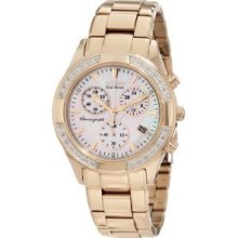 Citizen Fb1223-55d Women's Rose Gold Case Chronograph Date Watch Fb1223-55d