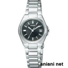 Citizen Lineup Citizen Collection Eco-drive Ladies Ew1381-56e Silver X Black