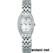 Citizen Lineup Citizen Collection Eco-drive Ladies Ew9730-55b Silver X White Wat