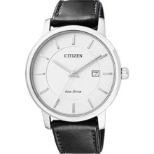 Citizen Men Eco-drive Sapphire Stainless Steel Leather Strap Bm6750-08a