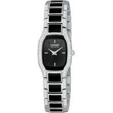 Citizen Women's Eco-Drive Normandie Black Resin Watch Promotional