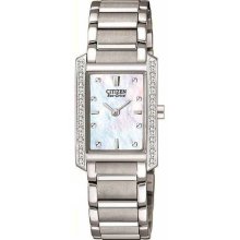 Citizen Women's Palidoro Eco-drive Stainless Steel Diamond Watch