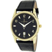 Classic Men's Le Chateau Leather Band Watch With Easy-to-read Dial 7077mg-blk