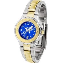 Creighton Bluejays Ladies Stainless Steel and Gold Tone Watch