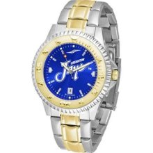 Creighton Bluejays Men's Stainless Steel and Gold Tone Watch