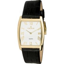 Croton CN307165BSDW Men's Swiss Gold Tone White Dial Watch ...