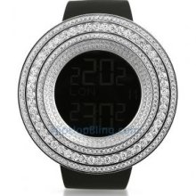 Custom Digital Triple 3D Bezel High End Watch