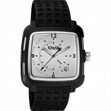 Dandg Dolce And Gabbana Time And Gabbana Dw0361 Square Mens Watch