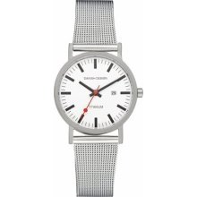 Danish Design Women's Iv62q199 Stainless Steel Mesh Analog Silver Watch