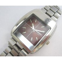 Diesel Big Rectangle Case Gents Watch - Used