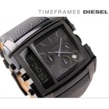 Diesel Dz7192 Over Size Chronograph Analog & Digital Means Watch 100m