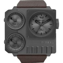 Diesel Dz7249 Gent's & Women's Stainless Steel Case Brown Calfskin Watch Dz7249