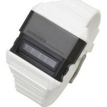 Diesel Men's Digital Silicon Young Blood Watch White Dz7201 Nib+ 2 Yr Warranty