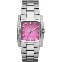 Diesel Women's DZ5286 Silver Stainless-Steel Quartz Watch with Pi ...