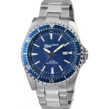 Dilligaf Ds1106-306 Mens Steel Blue Watch Rrp Â£79