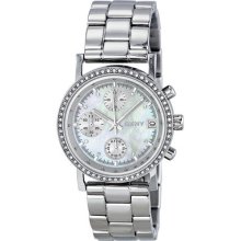 Dkny Chronograph Mother Of Pearl Ladies Watch Ny8339