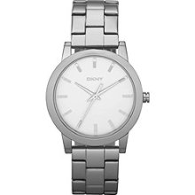 DKNY Glitz Silver-Tone Dial Women's Watch #NY8317