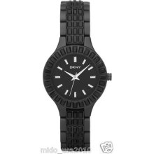 Dkny Ny8302 Lady's Black Crystal Black Ion-plated Stainless Steel Watch