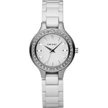 Dkny White Ceramic Watch Ladies Ny4982