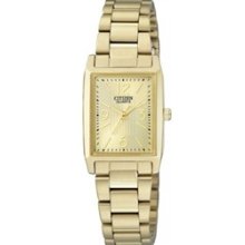 EJ6032-50P - Citizen Analog WR Quartz Ladies Gold Tone Watch