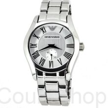 Emporio Armani Classic Ar0647 | Metal Bracelet | Silver Dial | 50m |