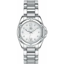 ESQ Torrent Ladies', SS case w/diamonds, White MOP Dial Promotional