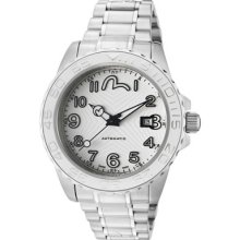 Evisu Watch 7010-22 Men's Yamate White Dial Stainless Steel