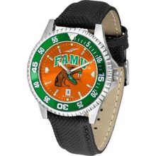 FAMU Florida A&M University Men's Leather Wristwatch