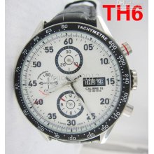 Fashion Calibre 16 Leather Men Mechanical Automatic Dive Mens Swiss