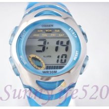 Fashion Digital Alm Lady Child Kid Hot Watch Ohsen