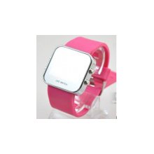 fashion led digital mirror watch led watch for ladies digital fashion