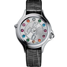 Fendi 'Crazy Carats' Teju Lizardskin Strap Watch