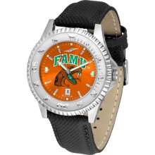 Florida A&M Rattlers Competitor AnoChrome-Poly/Leather Band Watch