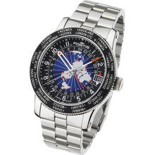 Fortis Men's 674.21.11 M B-47 WORLDTIMER GMT Swiss Automatic