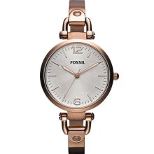 Fossil 'Georgia' Round Dial Bangle Watch, 32mm