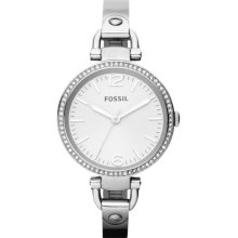 Fossil Georgia Stainless Steel Bangle Ladies Watch ES3225