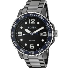 Fossil Men's Black Dial Watch CE5010