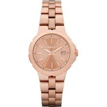 Fossil Sylvia Rose Gold-tone Men's & Women's Case Watch Am4402