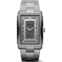 Fossil Truman Three Hand Stainless Steel Watch - Smoke - FS4781