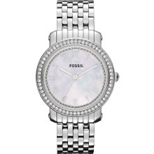 Fossil Women's Stella Mother Of Pearl Dial Watch ES3112